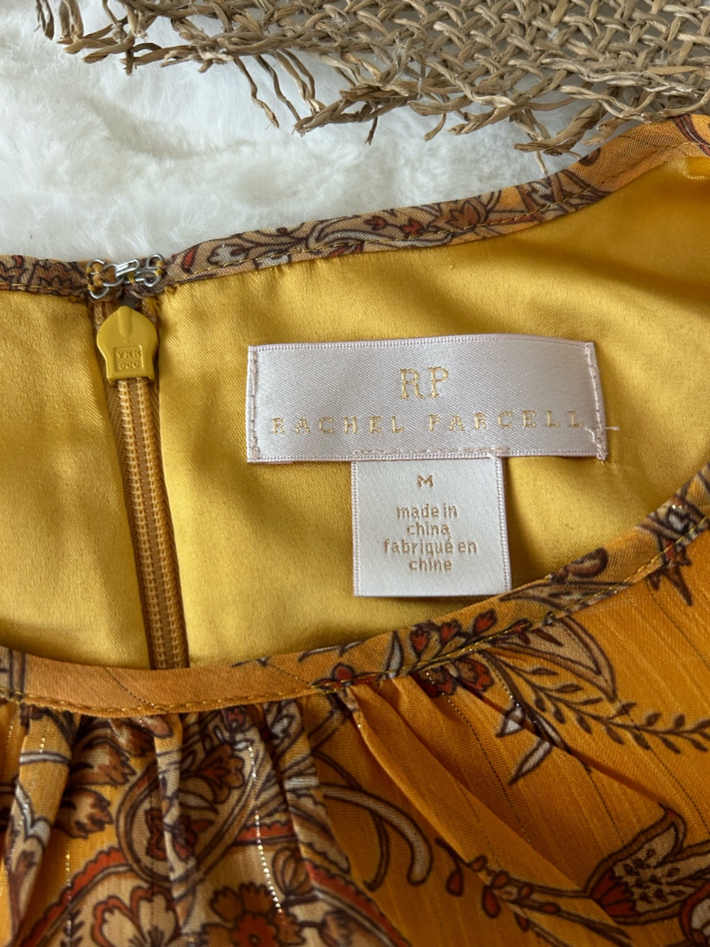 Rachel Parcell chiffon ruffle dress Medium Anthropologie Nordstrom Romantic - Picture 5 of 10